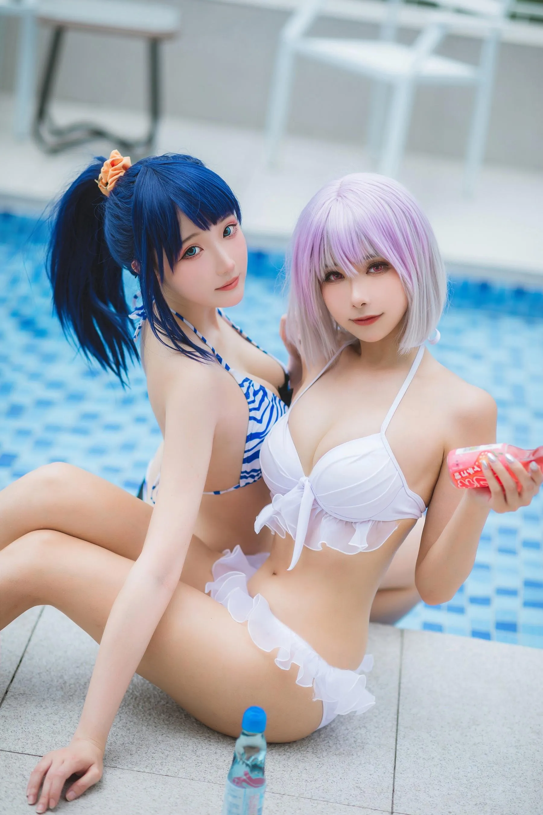 Momoko葵葵 – NO.35 瓜希酱 SSSS.GRIDMAN 宝多六花新条茜 泳装 [55P]插图